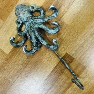 Verdigris Octopus Coat / Hat Hook