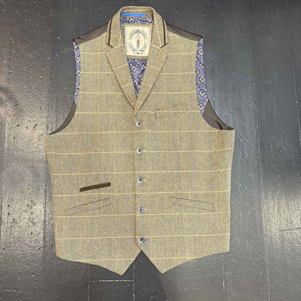 Cavani Waistcoat - Tweed 42R