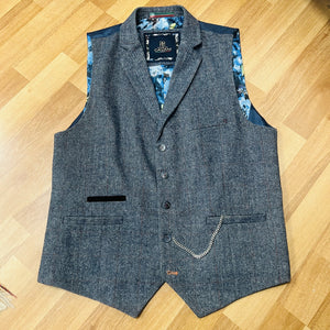 Herringbone Tweed Cavani Waistcoat 40R