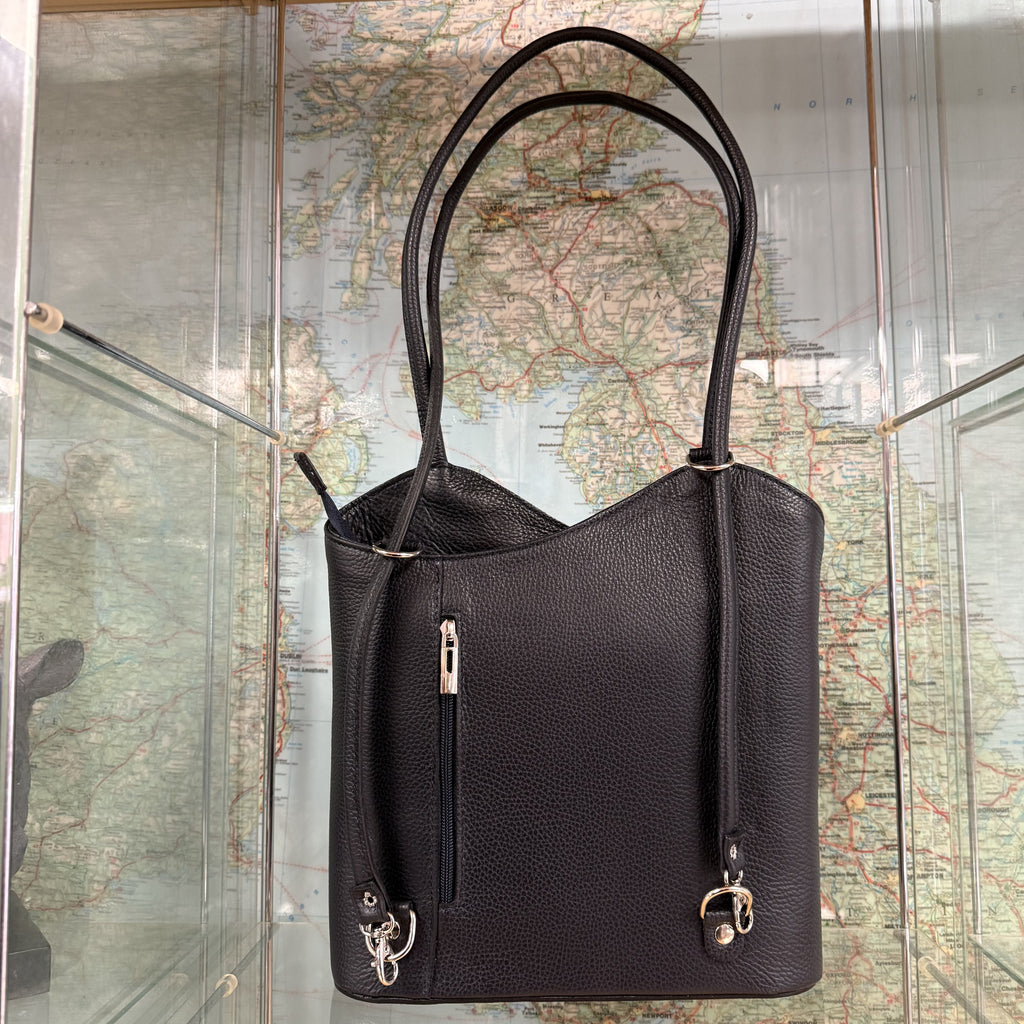 April  Leather Backpack / Shoulder Bag