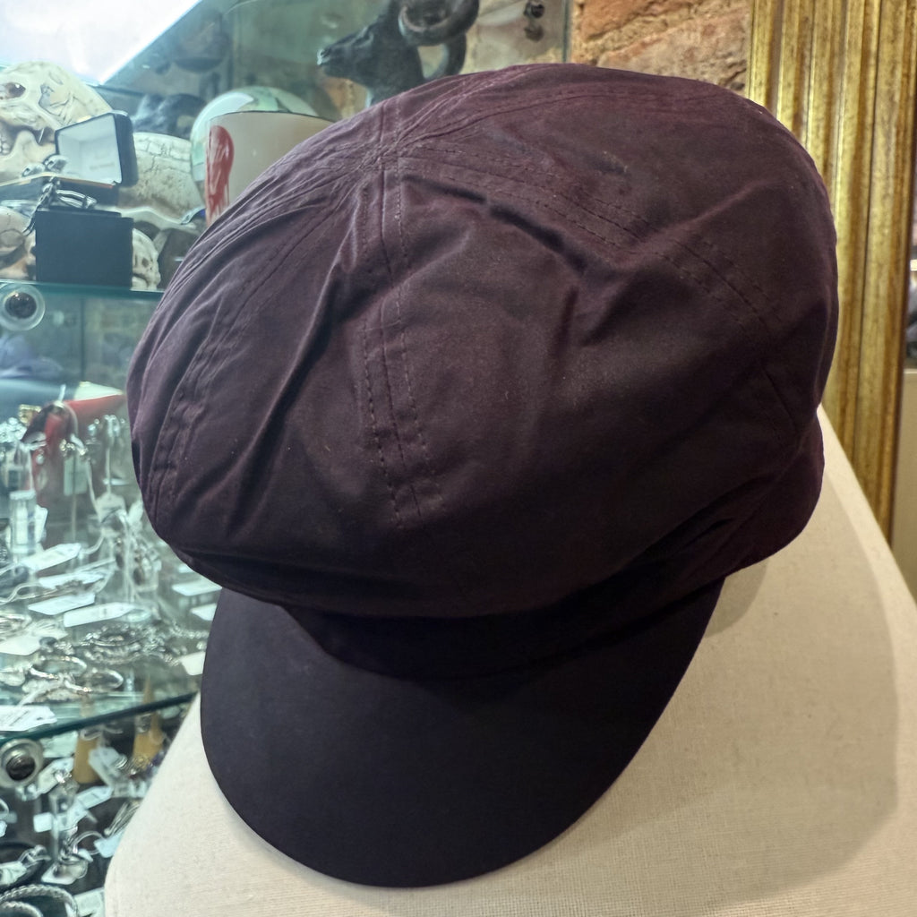 Denise Merlot Waxed Bakerboy Cap