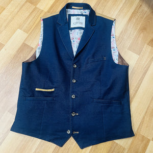 Navy Cavani Waistcoat 40R