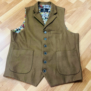 Brown Waistcoat by Spitalfields