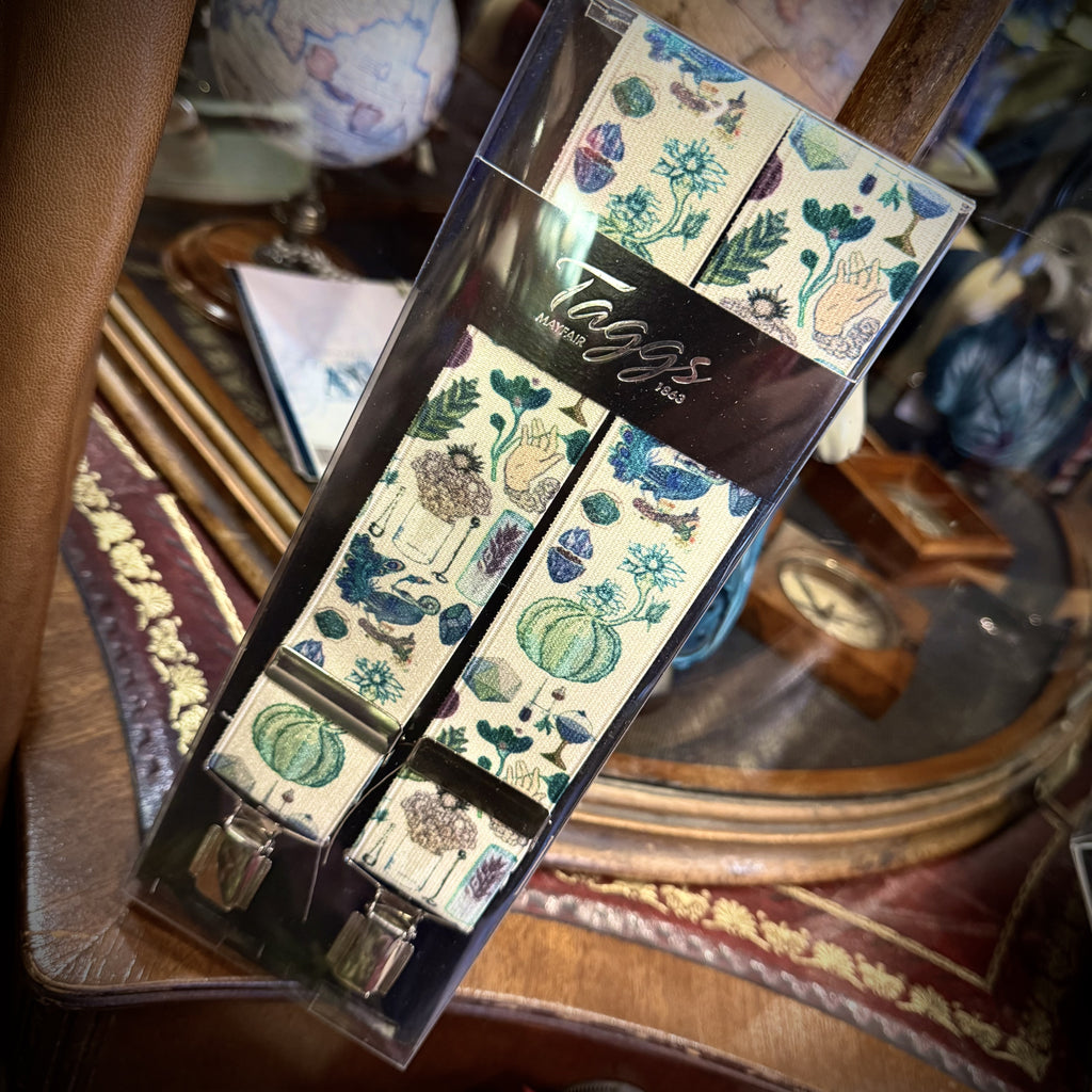 Chrome Nature Print Braces