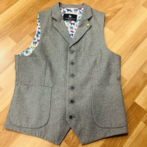 Light Grey Waistcoat by Spitalfields