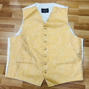 Decorative Gold Fabric Waistcoat (XL)