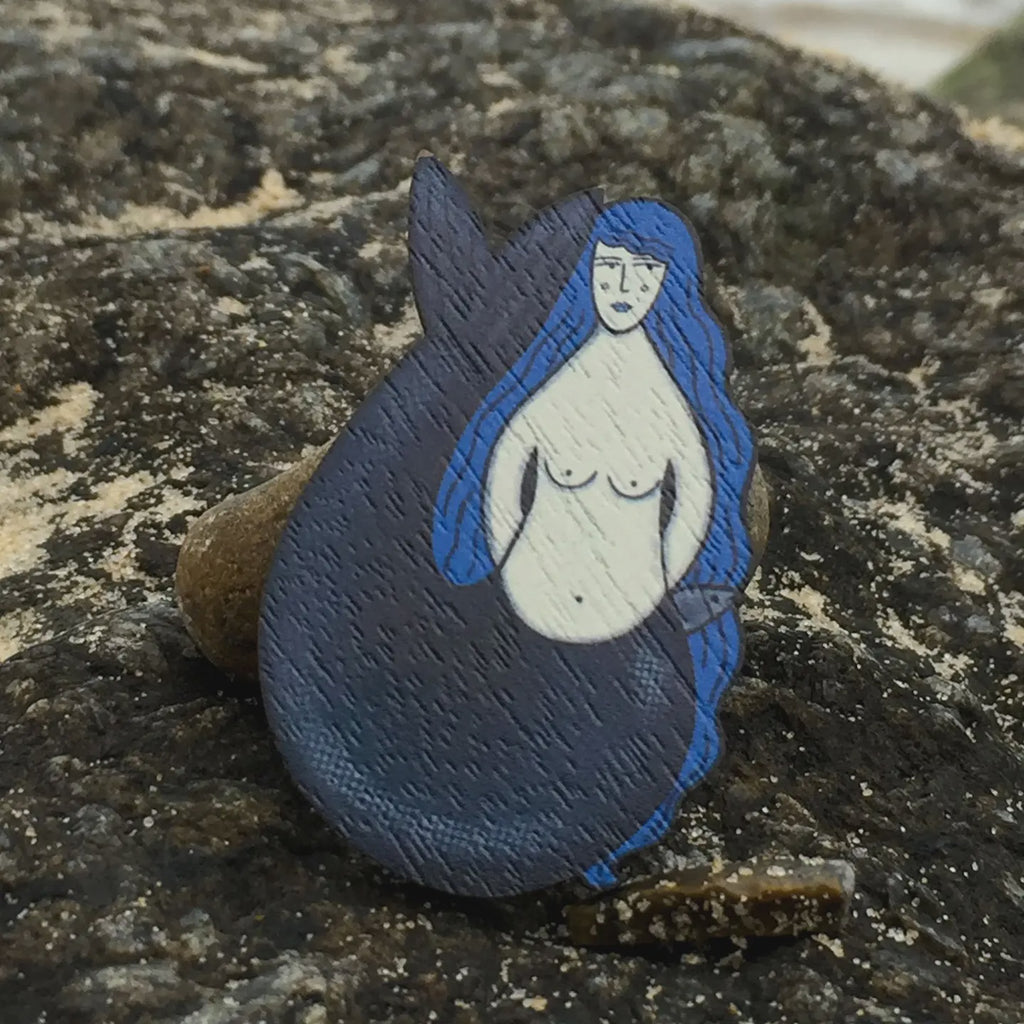 Melanie Mermaid Brooch