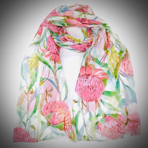 The Summer Protea Scarf