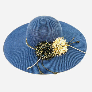 Jessica Large Summer Floppy Hat With Flower