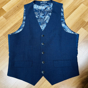 Navy Waistcoat by Harry Brown - 40S