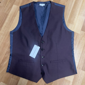 Burgundy Waistcoat by Taylor & Wright (Lrg)