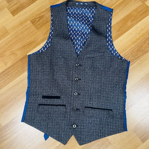 Waistcoat Black Fleck by OneSix5ive