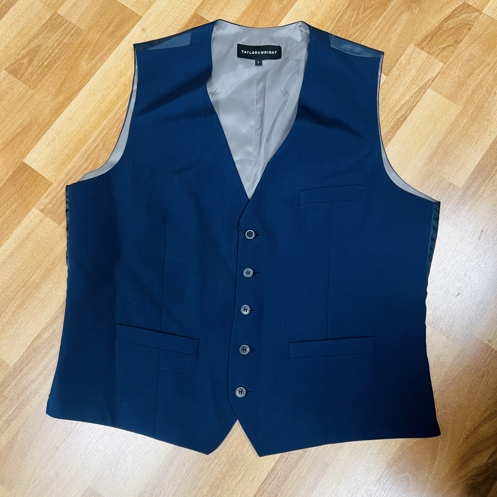 Navy Waistcoat by Tailor & Wright