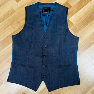 Navy Waistcoat by Topman 40R