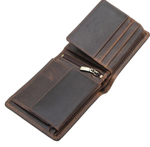 Angus Leather Tri-Fold Wallet