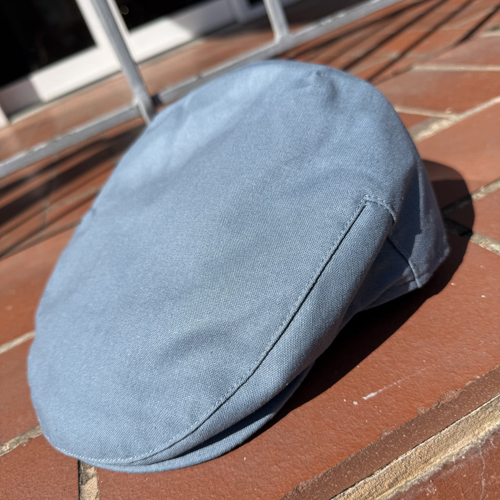 Cheshire Linen Flat Cap