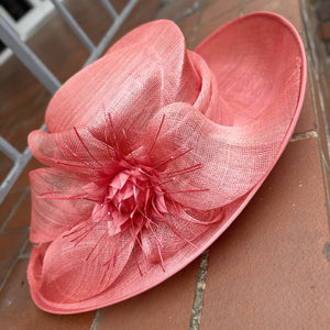 Laura McClelland Coral Occasion Hat