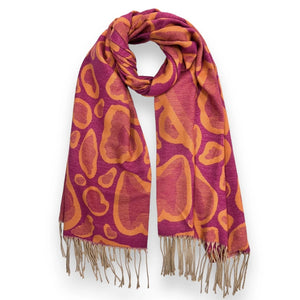 Sharina Pashmina Leopard Print Scarf