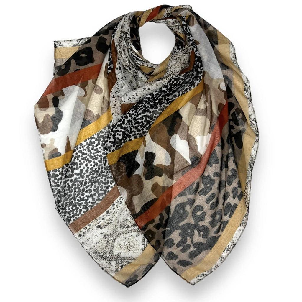 Kiri Animal Print Scarf