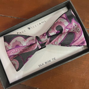 Paisley Patter Silk Bow Tie