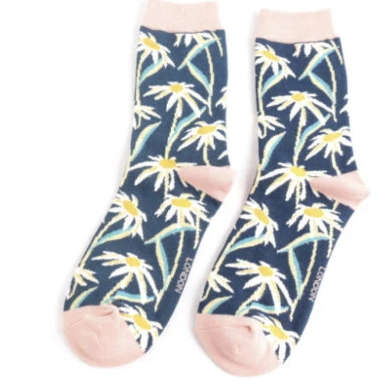 Ladies Socks - Oxeye Daisies