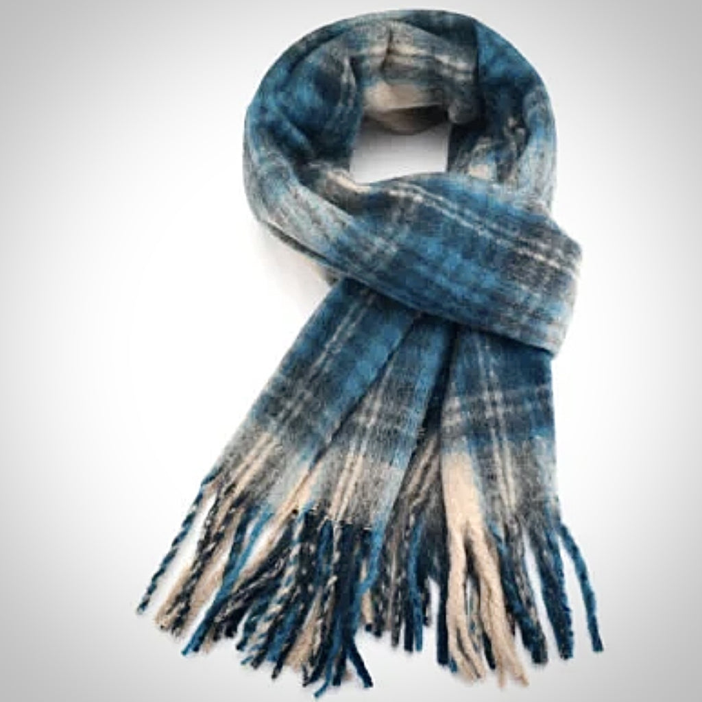 Mia Tartan Fringed Scarf