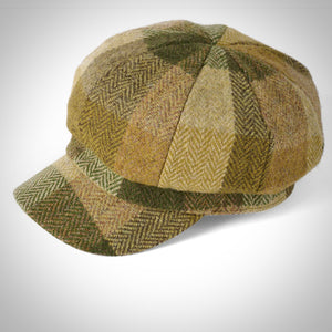 Ladies Harris Tweed Bakerboy Cap HT70