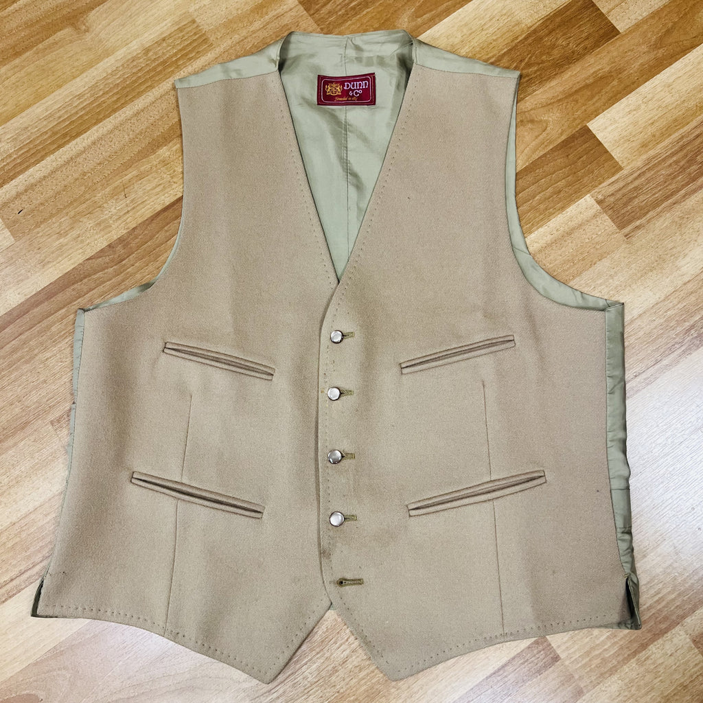 Camel Waistcoat by Dunn & Co. (Lrg)