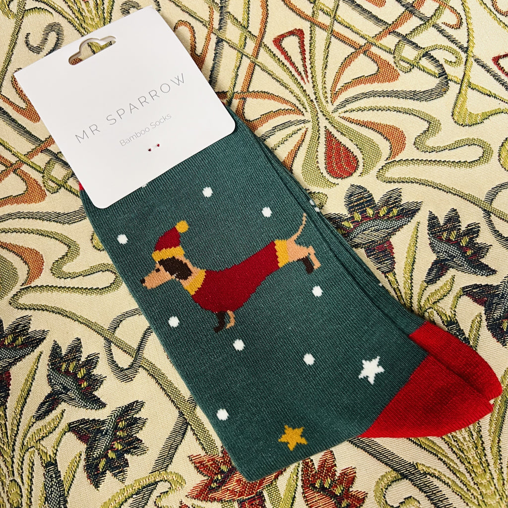 Mr. Sparrow Mens Socks - Sausage Dogs