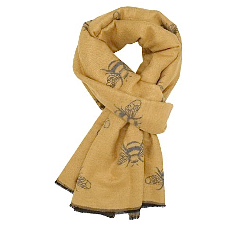 Scarf - Terry Large Bees