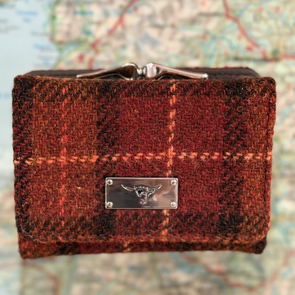 Harris Tweed Lottie Clasp Fastener Purse