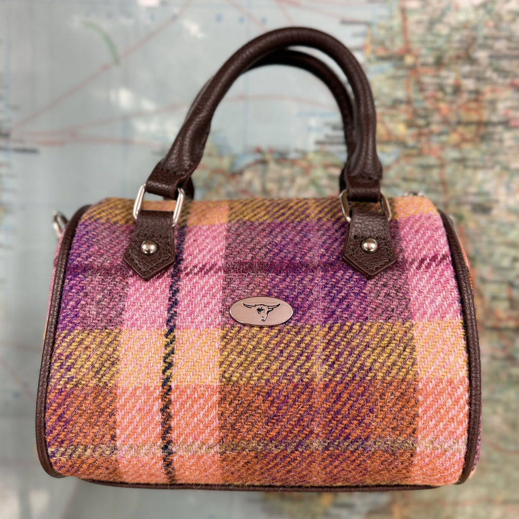 Karrie Harris Tweed Mini Bowling Bag