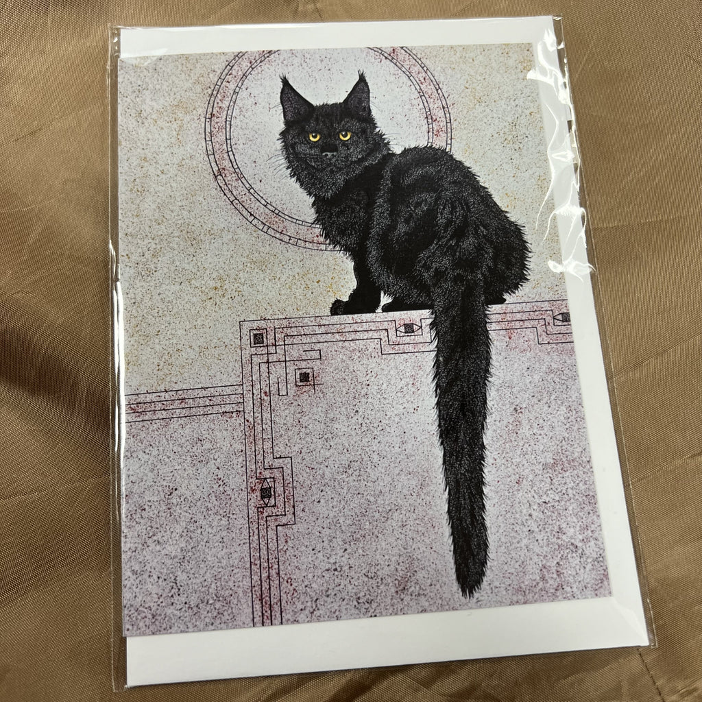 Card - The Black Cat