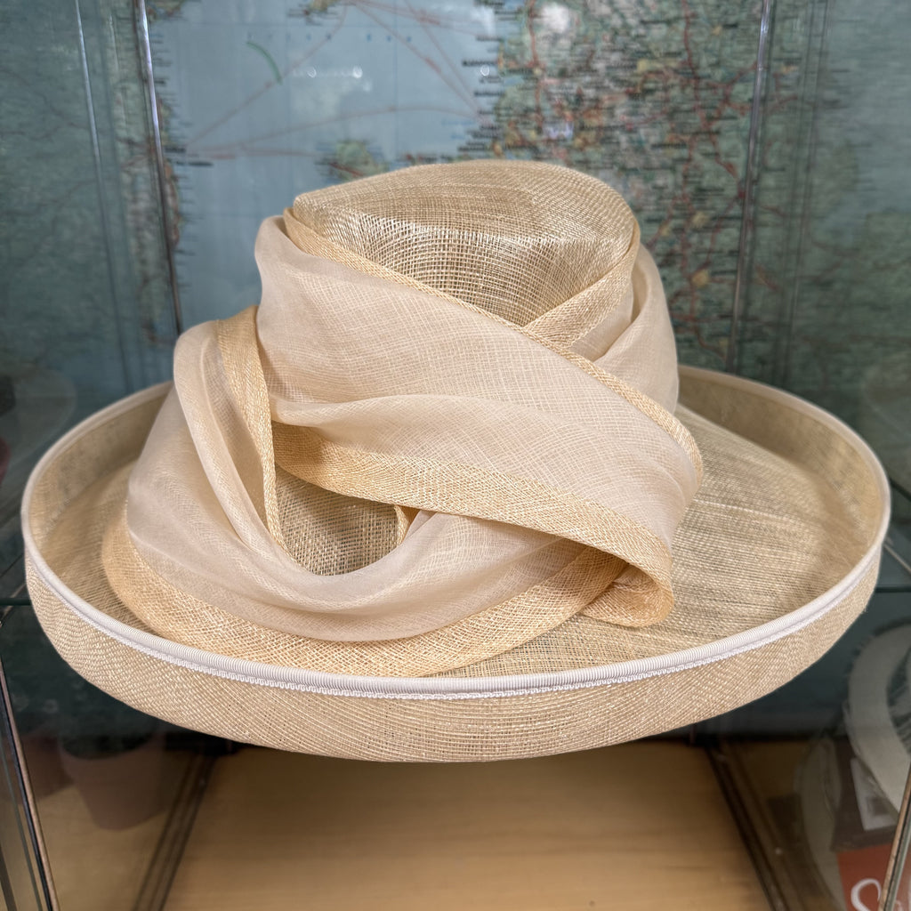 Large Cream Lucinda Sinamay Hat
