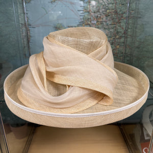 Large Cream Lucinda Sinamay Hat