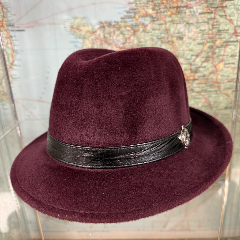 Blueberry Fur Felt Ian Trilby Hat