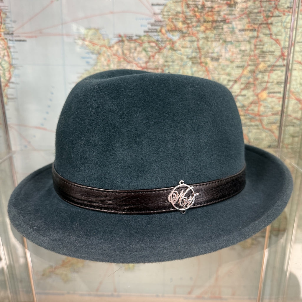 Sea Teal Fur Felt Ian Trilby Hat