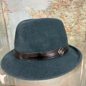 Sea Teal Fur Felt Trilby