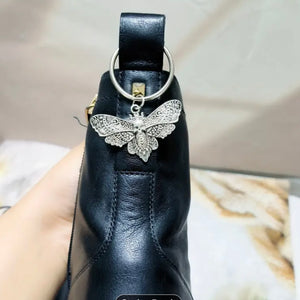 Boot Charm Skull Moths (pair)