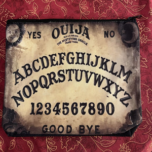 Zipped Bag With Ouija Spirit Board Design