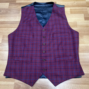 Burgundy Waistcoat by Lester Bowden