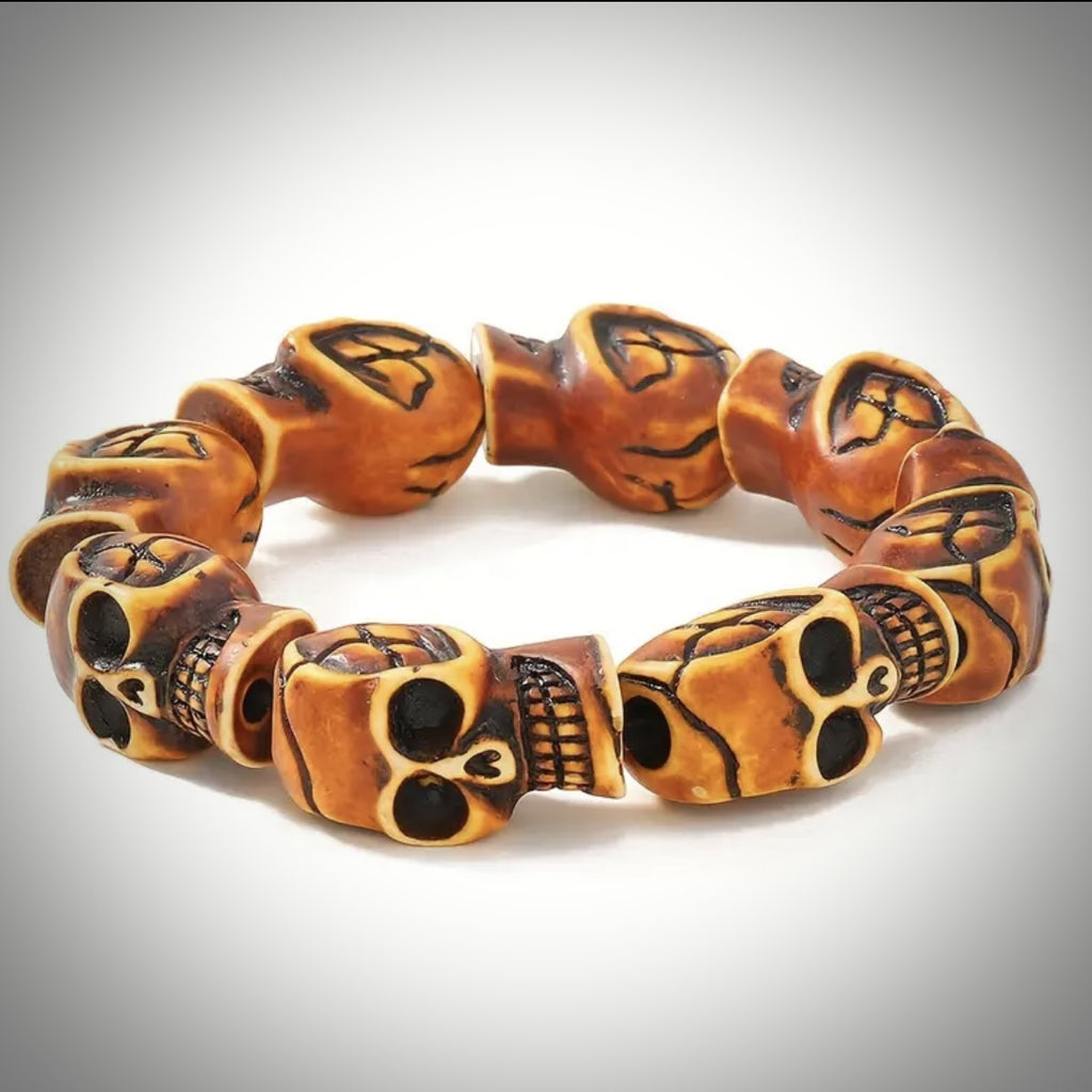 Remo Resin Skull Bracelet