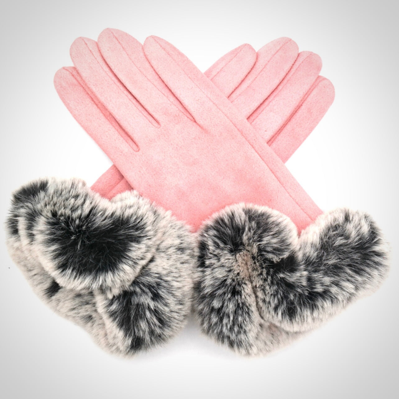 Emily Gloves With Fur Cuff