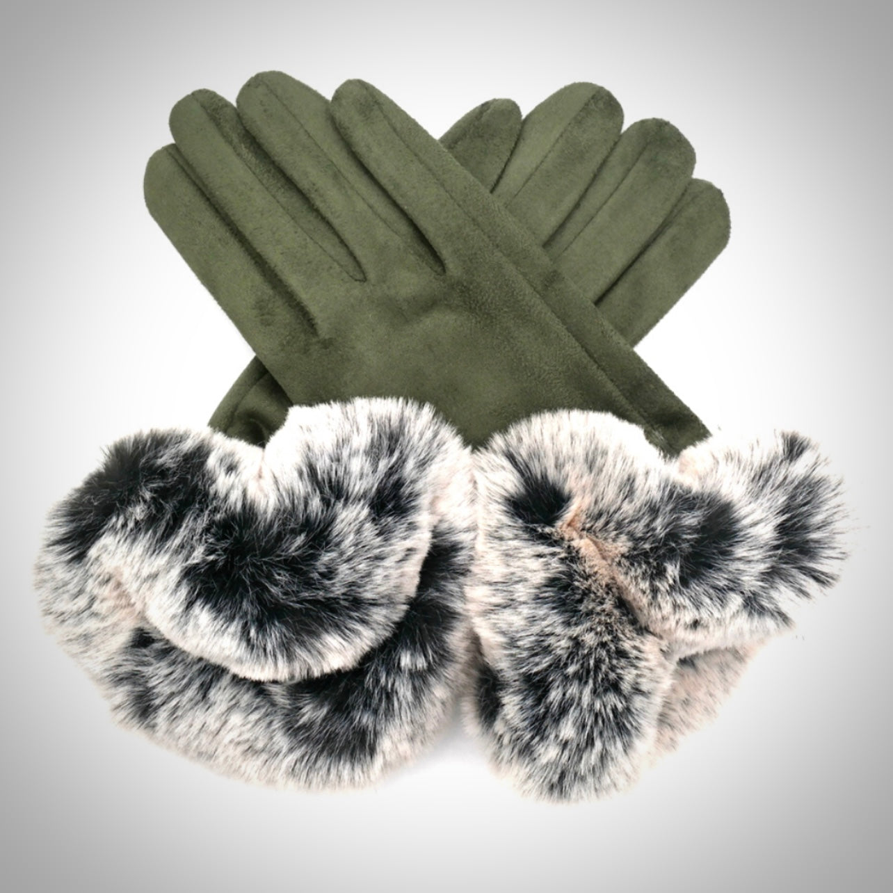 Emily Gloves With Fur Cuff