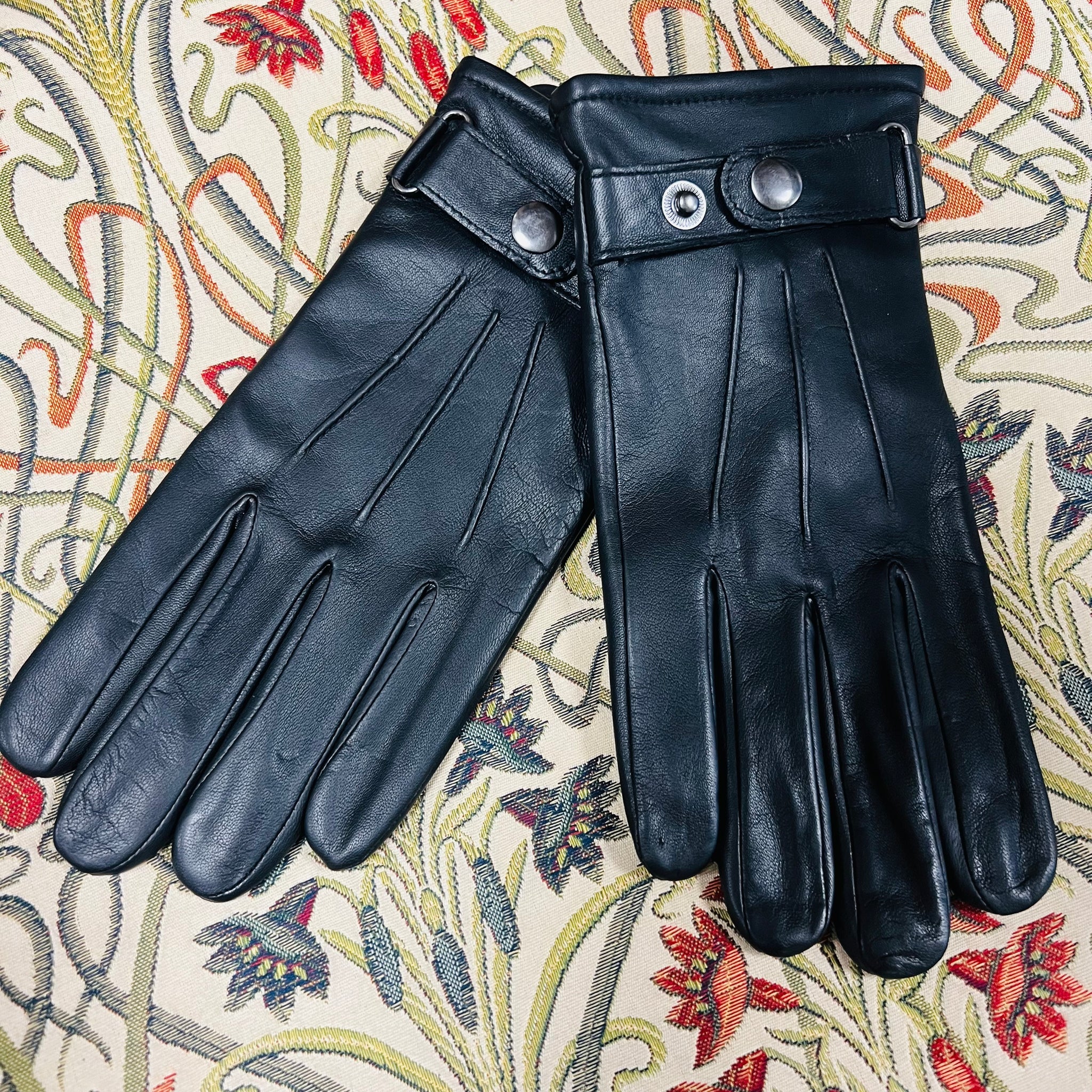 Fabrio Lined Genuine Leather Gloves