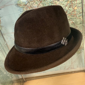 Philip Brown Fur Felt Trilby Hat