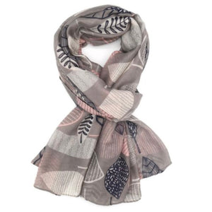 Scarf - Sabina Geo Leaves