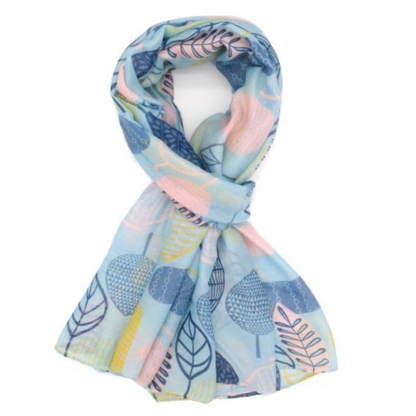 Scarf - Sabina Geo Leaves