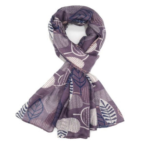 Scarf - Sabina Geo Leaves