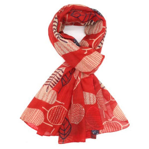 Scarf - Sabina Geo Leaves